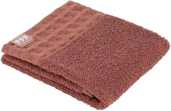 Serviette invite 30x50 cm 100% coton - ambre