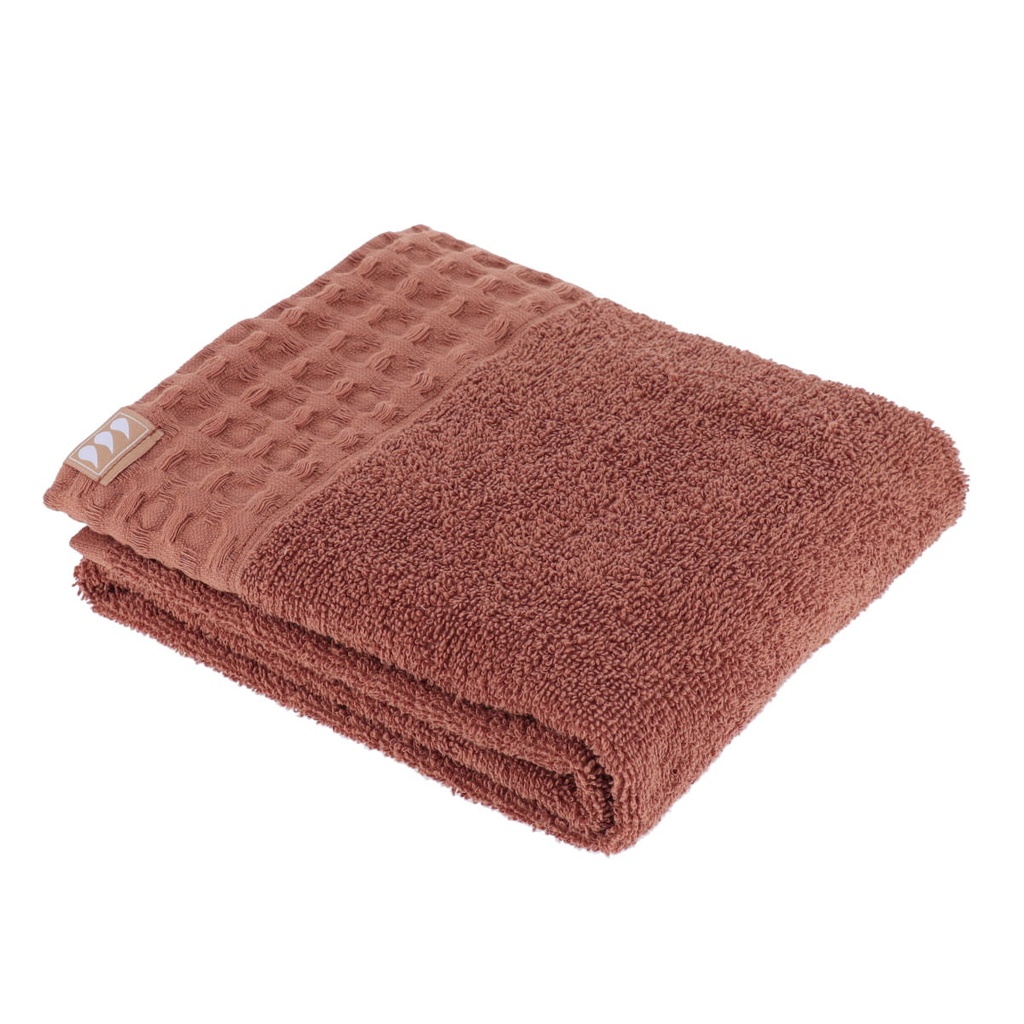 Serviette de toilette 50x90 cm 100% coton - ambre