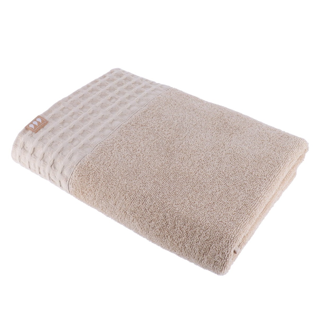 Serviette de bain 70x130 cm 100% coton - beige