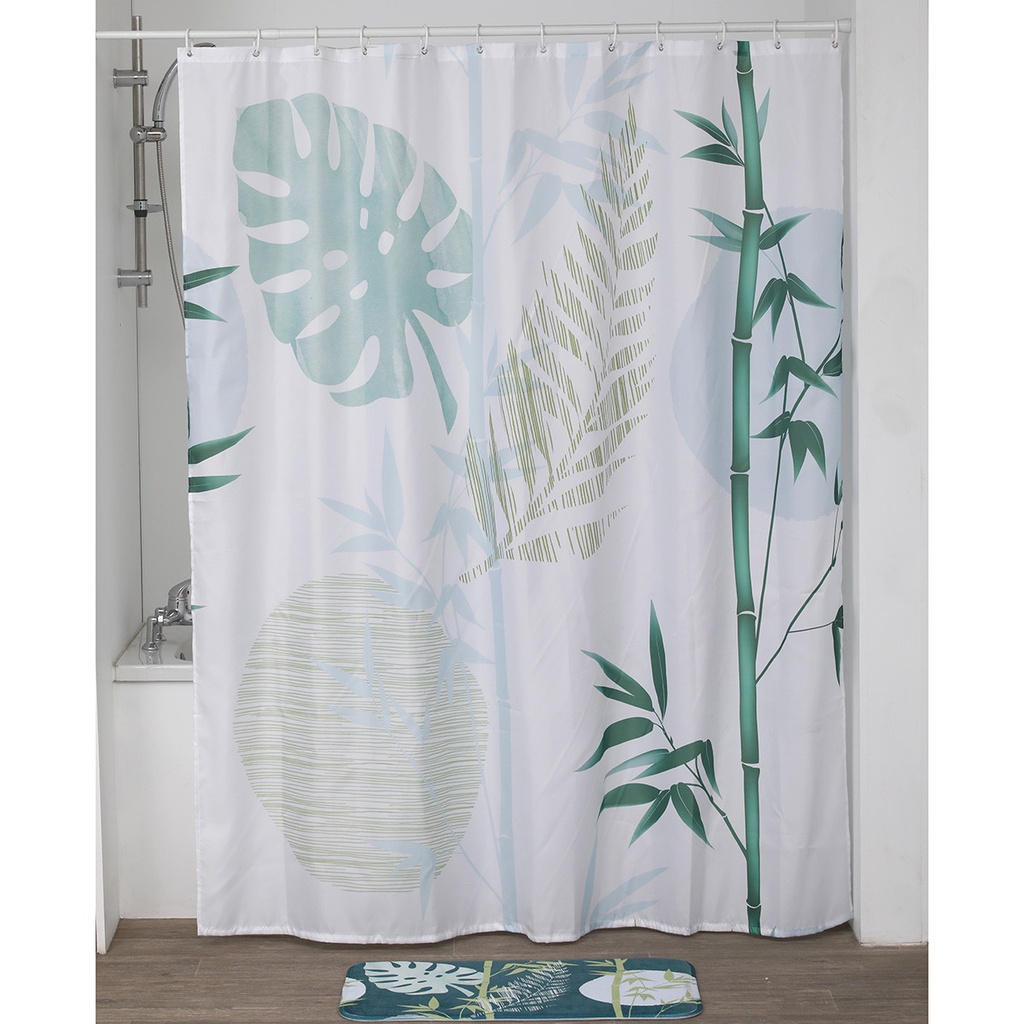 Rideau de douche polyester 180x200 cm - sagano