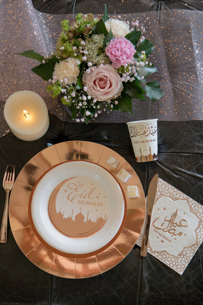 10 assiettes  eid mubarak