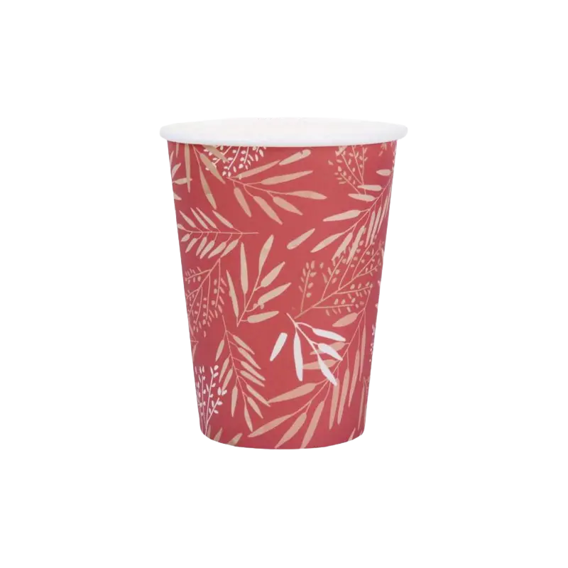  lot de 10 gobelets  fleuris  multicolore