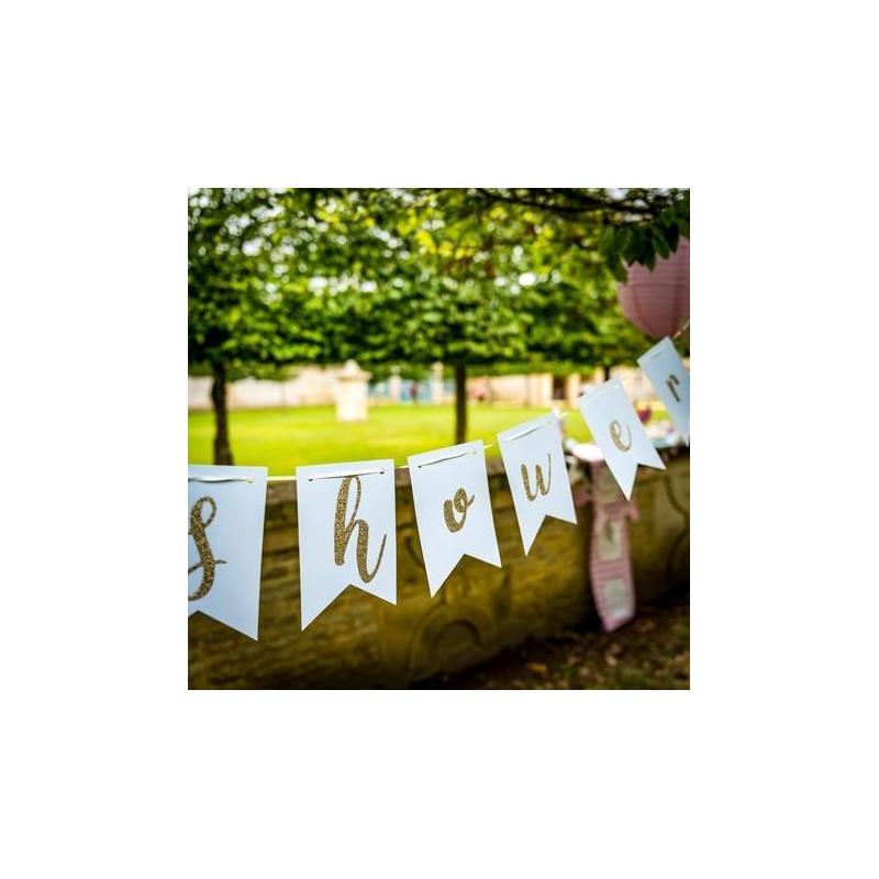 Guirlande baby shower papier ciel e