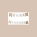 Guirlande baby shower papier ciel e