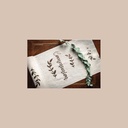 Cdt lin communion floque champagne 28cmx
