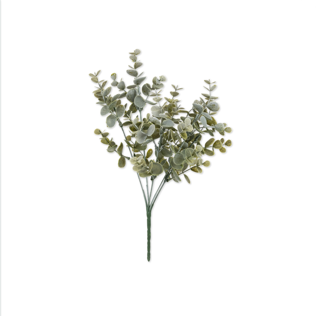 Bouquet feuilles eucalyptus vert blanchi 35cm