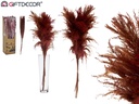 Branche plume grenat 5 pcs 90cm