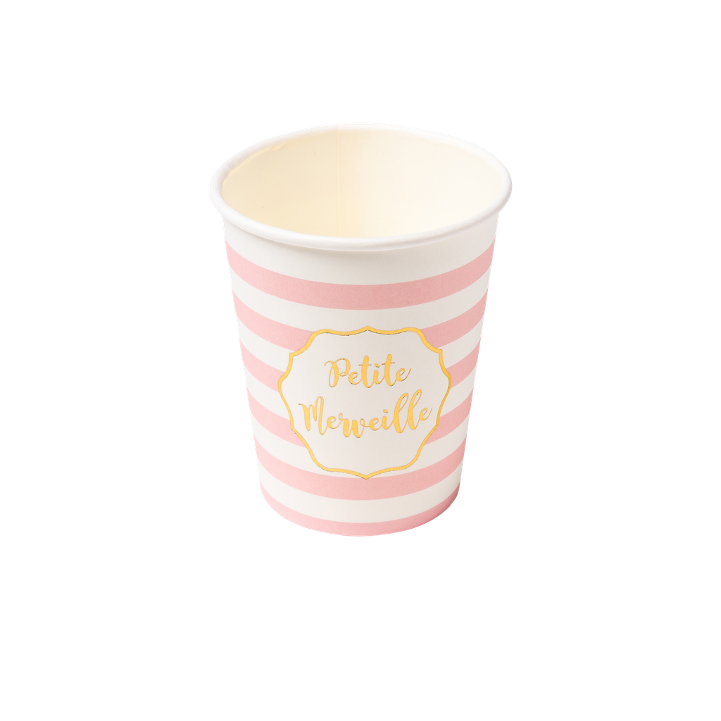 8 gobelets petite merveille blancs