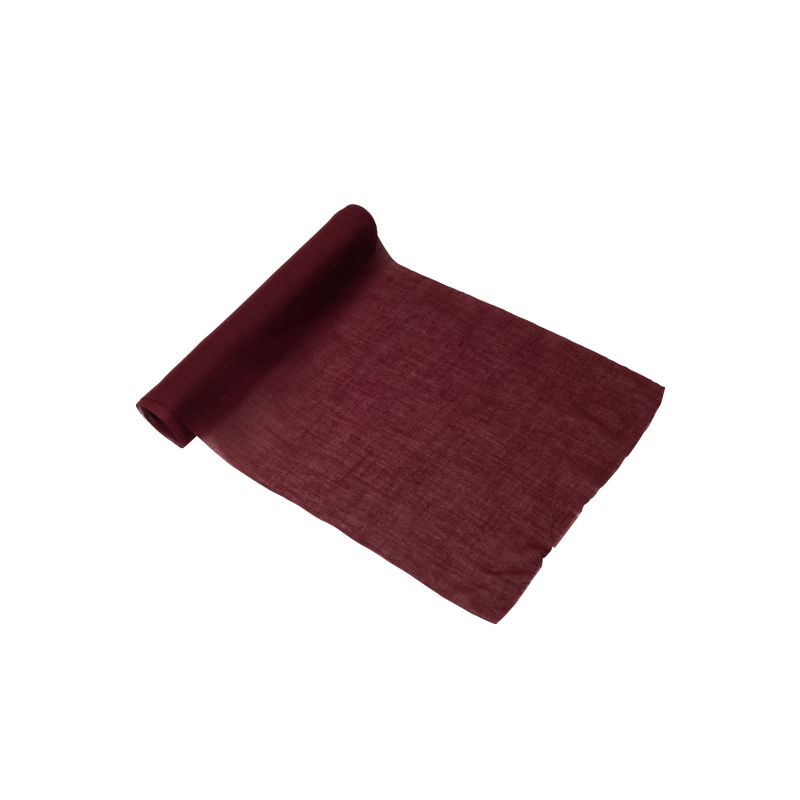 Chemin de table mousseline marsala 28cmx5m