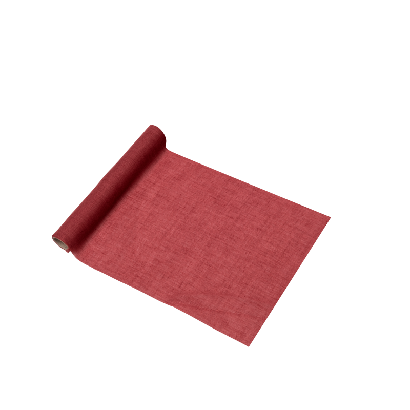 Chemin de table mousseline terracotta 28cmx5m