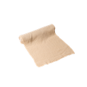 Chemin de table gaze de coton couleur lin 30cmx3m