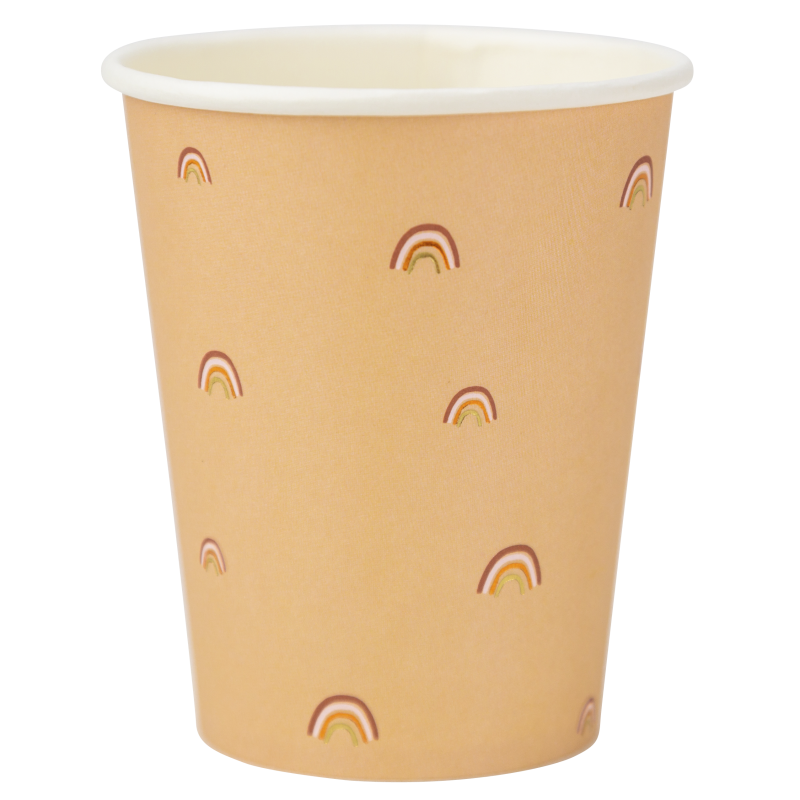8 gobelets arc-en-ciel dorure cuivr e et or 255ml