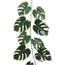 Monstera guirlande plastique paillettes