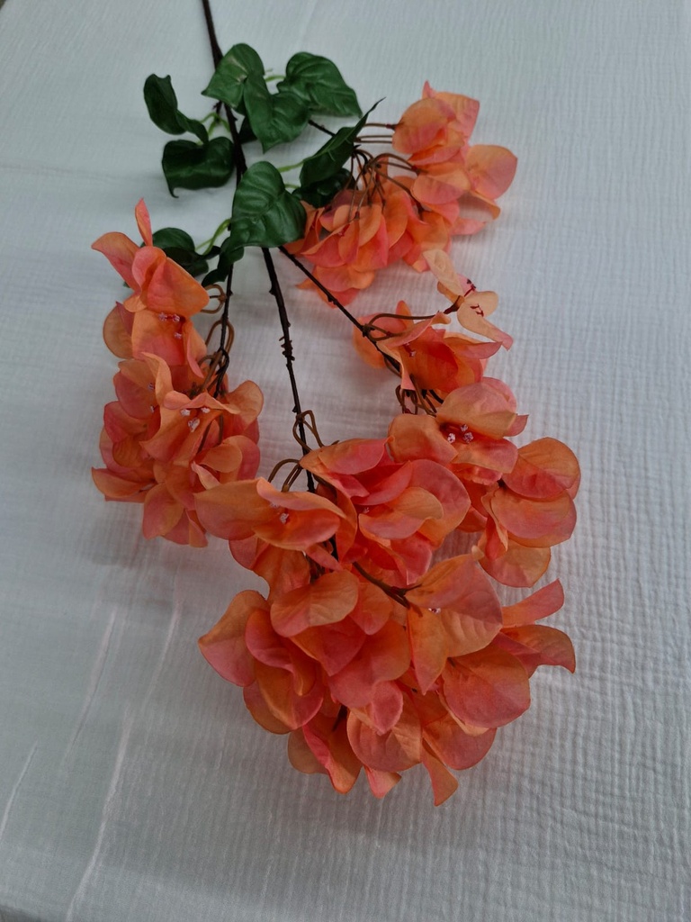 Bougainvillier polyester orange