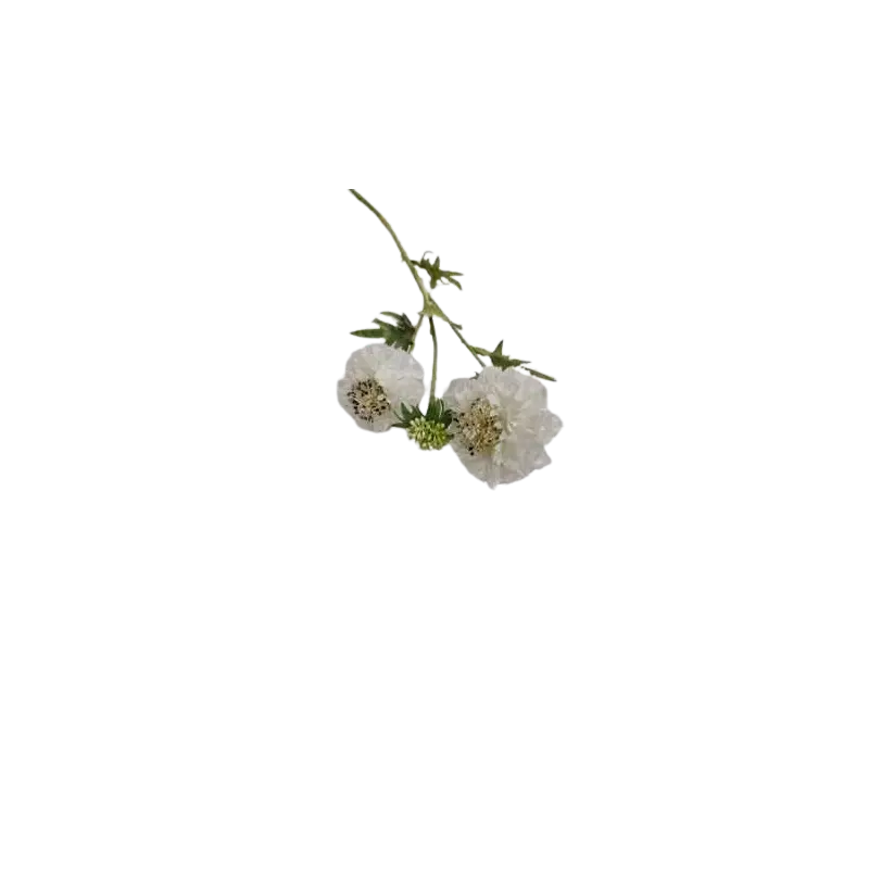 Fleur sur tige polyester