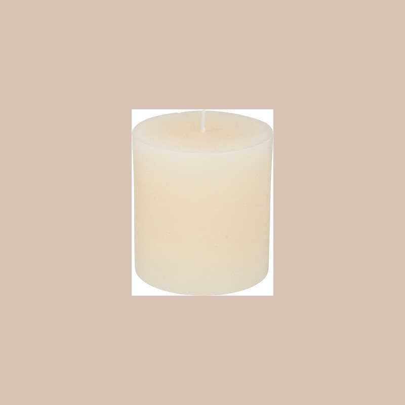 Bougie ronde olia ivoire 6.7x7