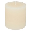 Bougie ronde olia ivoire 6.7x7