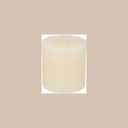Bougie ronde olia ivoire 6.7x7