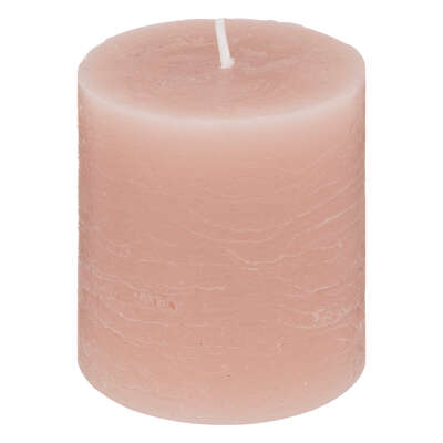 Bougie rond olia blanc 6.7x7