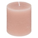 Bougie rond olia blanc 6.7x7