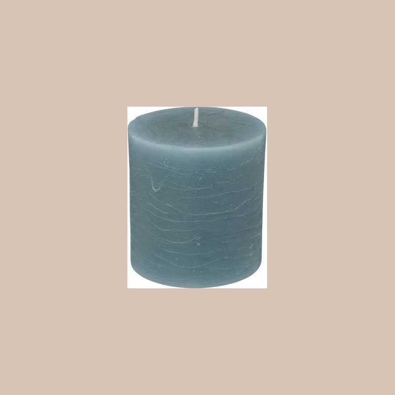 Bougie  rond olia orange 6.7x7cm