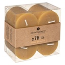 Bougie x4 olia blanc d4.5