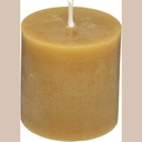 Bougie  x4 olia jaune d4.5cm