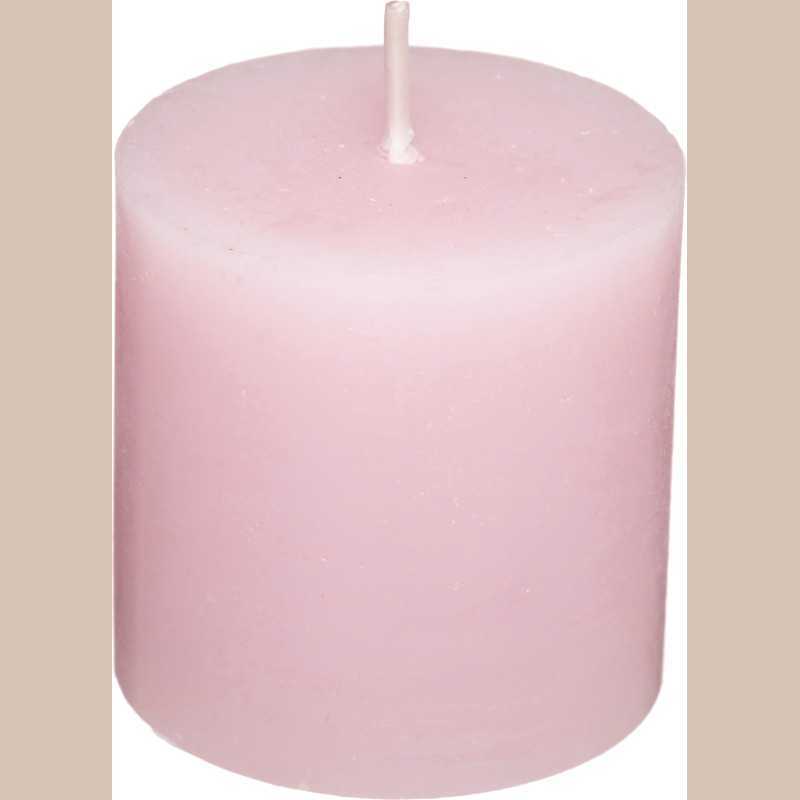 Bougie  x4 olia rose d4.5cm