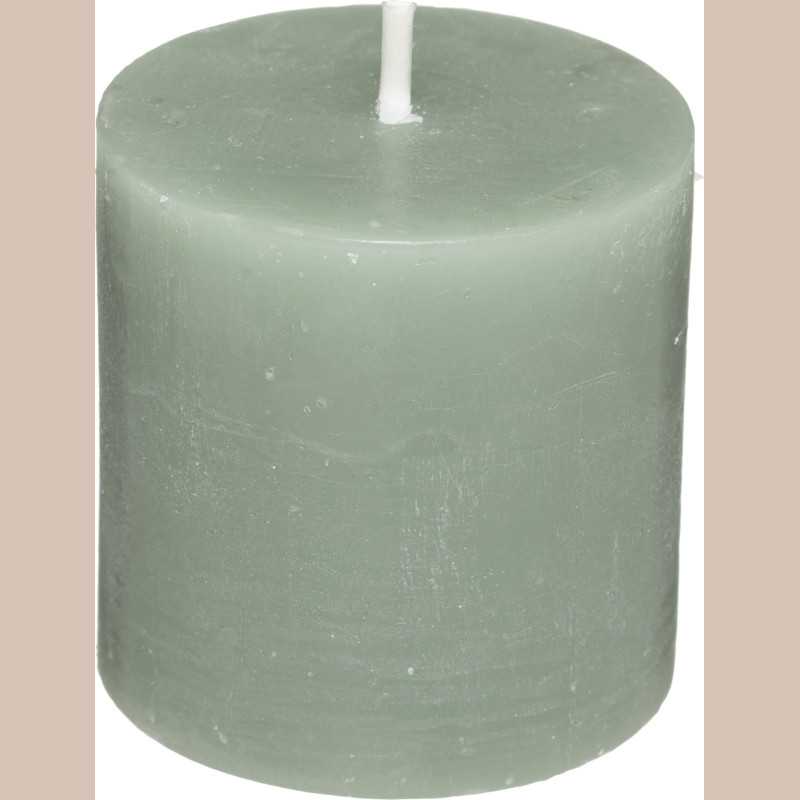 Bougie x4 olia vert d4.5cm