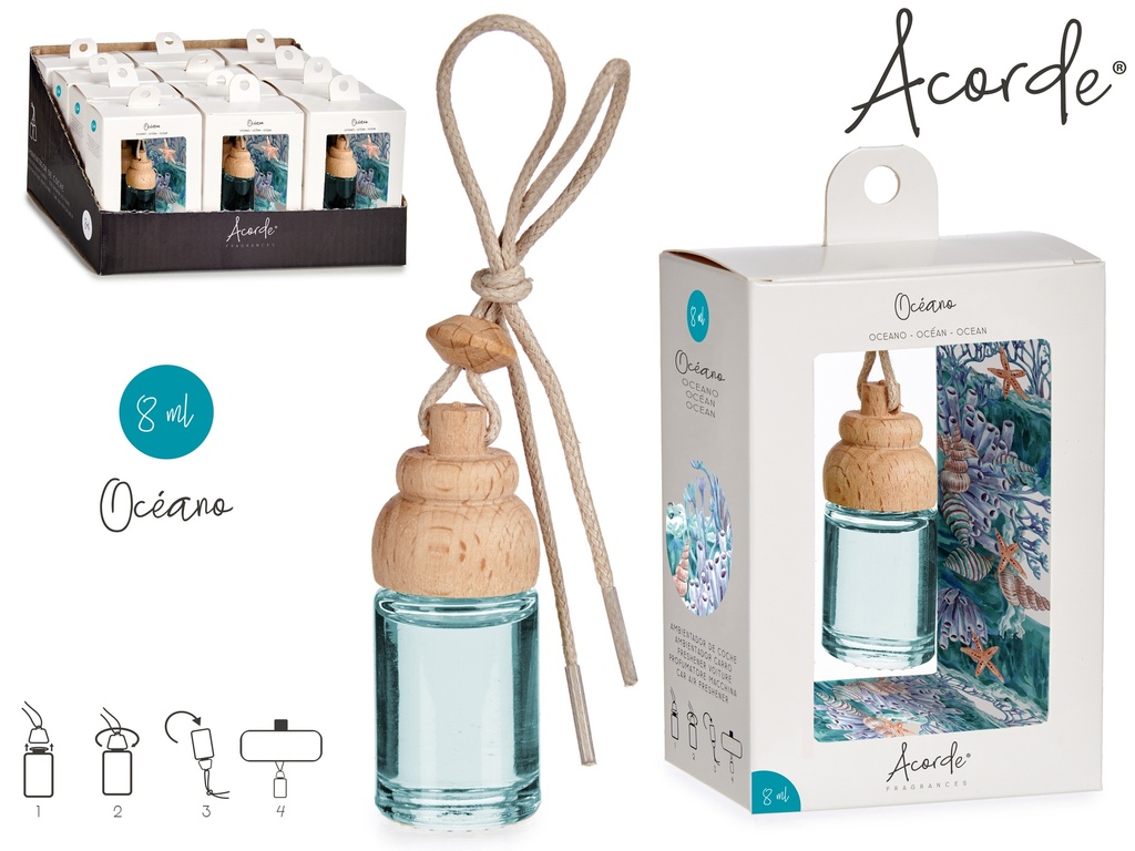 Desodorisant voiture 8ml ocean
