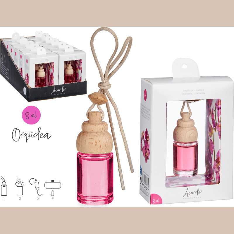 Desodorisant voiture 8ml orchidee