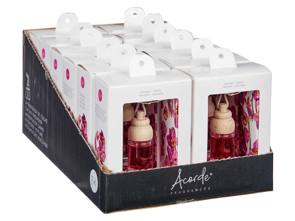 Desodorisant voiture 8ml orchidee