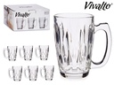 Pichet mug verre abstrait340ml 