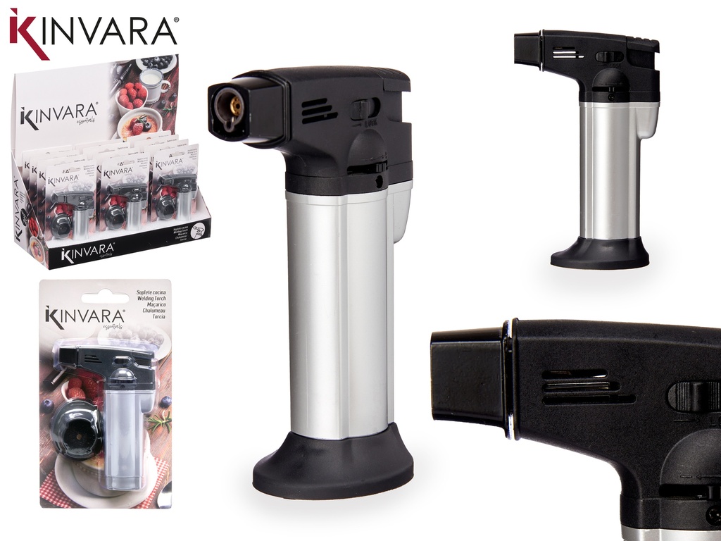 Chalumeau noir argent