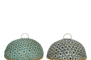 Cloche pour aliments bambou