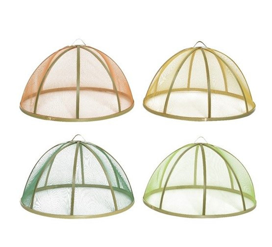 Cloche pour aliments rotin