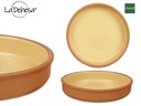 Casserole argile 23 cm couleur moutarde