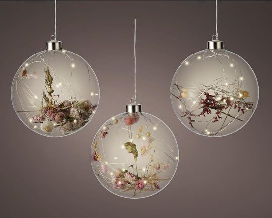 Micro led boule verre fixe intérieur 