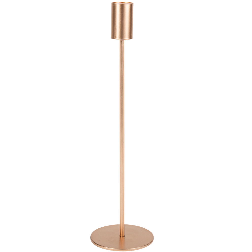 Bougeoir pretty sur pied rose gold diam 7.8x29cm