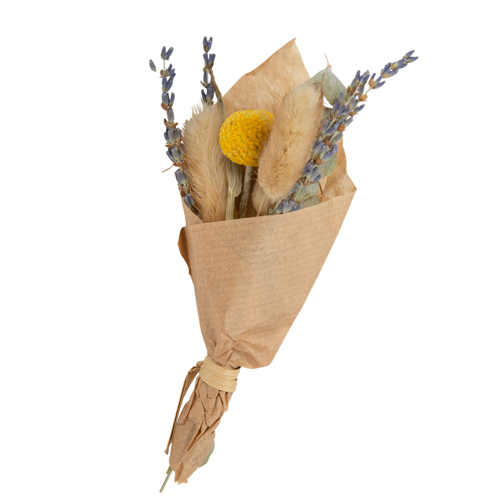 Mini bouquet fleurs sechees colette  17cm