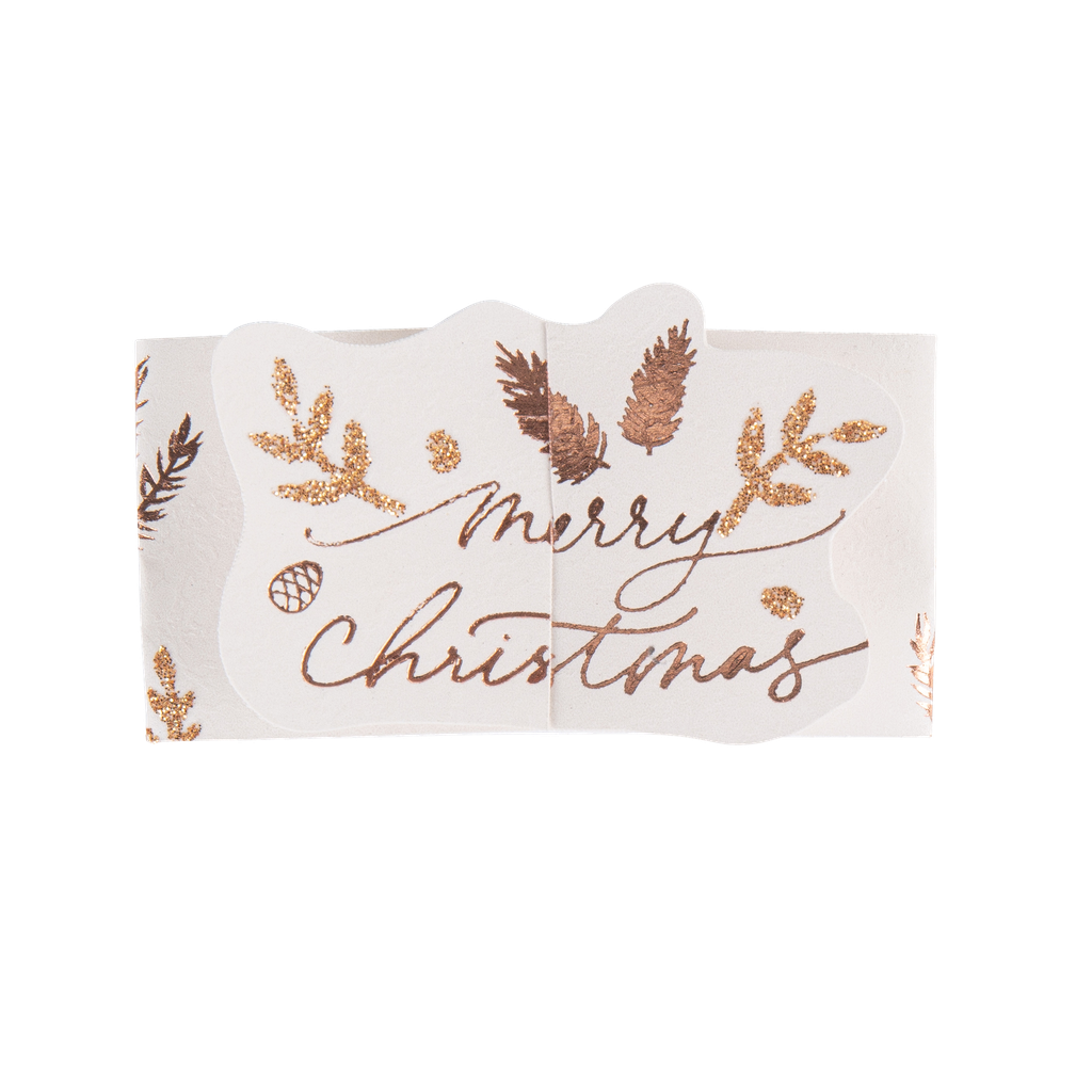  8 ronds de serviette merry christma