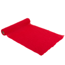 Chemin de table mousseline rouge 28cmx5m