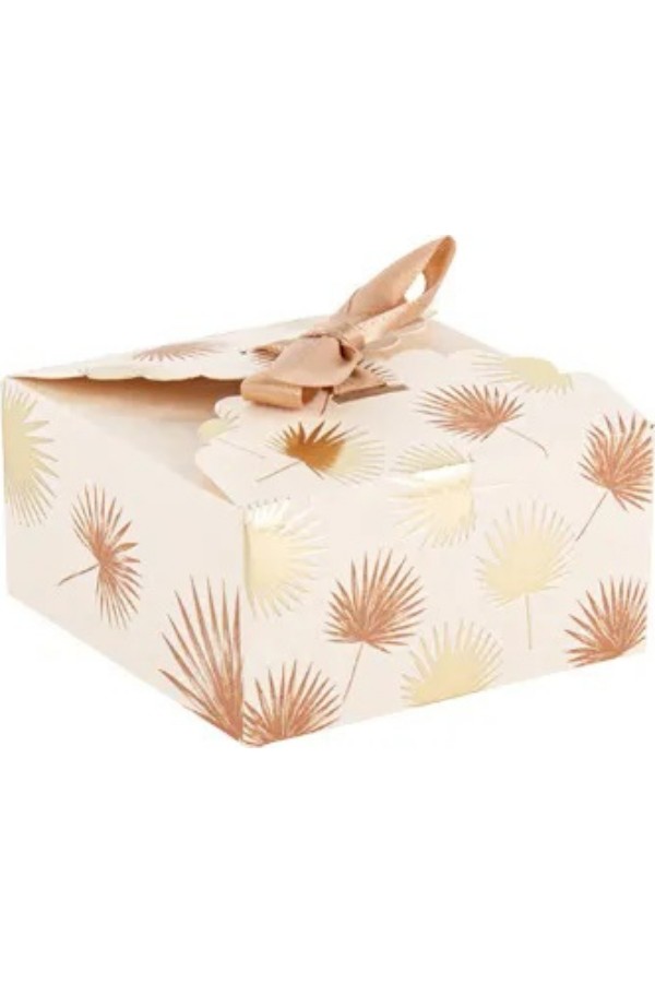 10 contenants exotique mood sable, camel et or 7 x 3,5 cm+ ruban