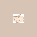 10 contenants exotique mood sable, camel et or 7 * 3,5 cm+ ruban