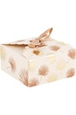10 contenants exotique mood sable, camel et or 7 x 3,5 cm+ ruban
