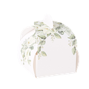 10 contenants botanique feuillages et or 5 x 7 cm