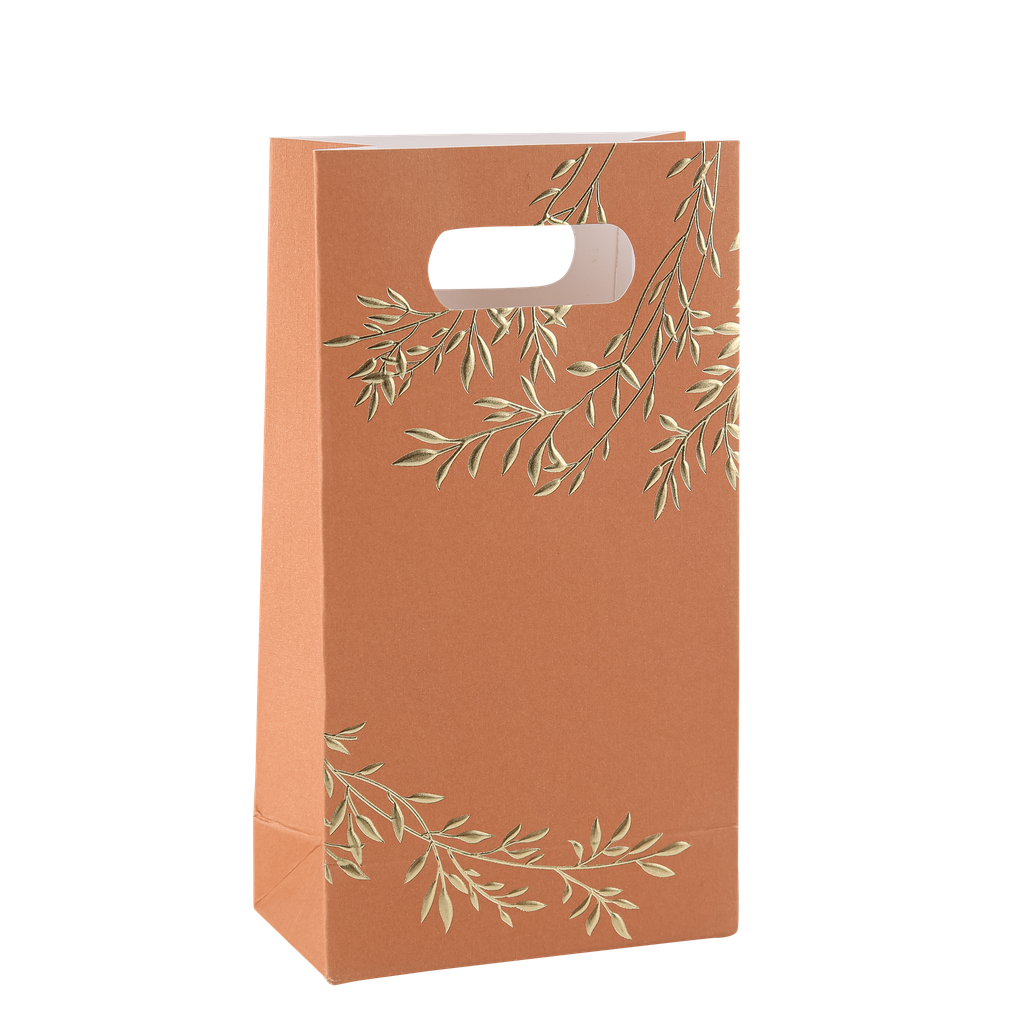 6 sachets jolis brins terracotta et or 10 x 18 x 5 cm