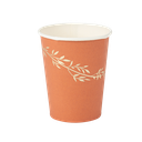 8 gobelet jolis brins terracotta et or 255ml
