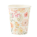 8 gobelet dahlia pastel et blanc 255ml
