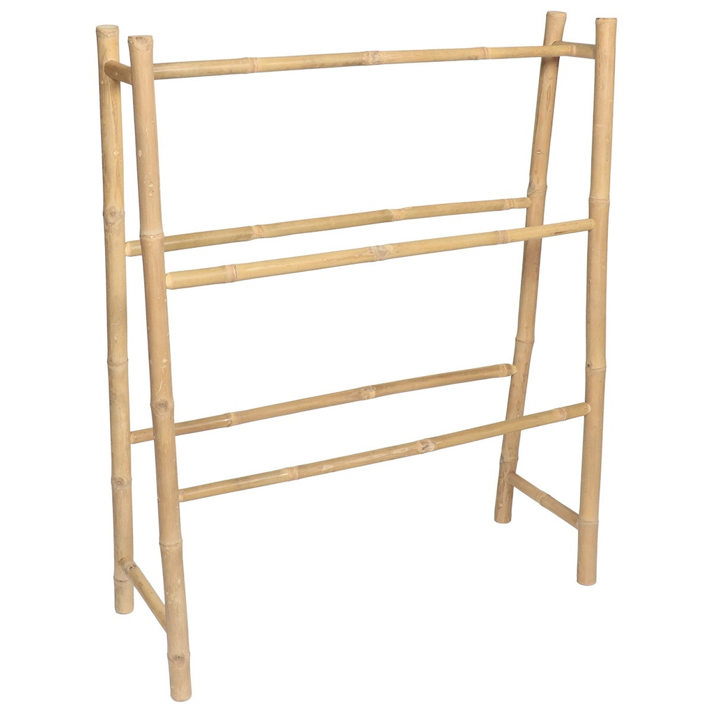 Porte serviettes bambou 5 barres a monter - bambou